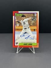 2025 Topps 1990 Topps Baseball Autographs Series Two Jace Jung #90B2-JJ card