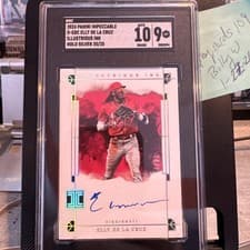 Elly De La Cruz 2024 Panini Impeccable Illustrious Ink card