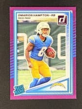 Omarion Hampton 2025 Panini Donruss card