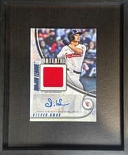 2025 Topps Update Major League Material Autographs Steven Kwan #MMAU-SK card
