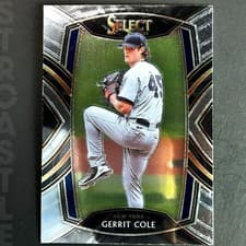 Gerrit Cole 2021 Panini Select card