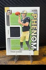 2025 Donruss Rookie Phenom Jerseys Tyler Shough #RPJ-TSH card