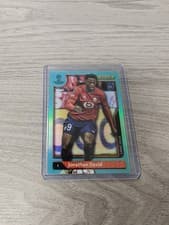 Jonathan David 2021 Topps Merlin Chrome UEFA card