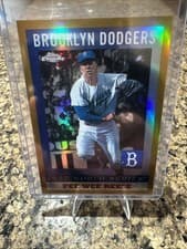2025 Topps Chrome Platinum 1955 World Series Pee Wee Reese #55WS-2 card