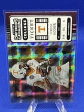 Hendon Hooker 2023 Panini Chronicles Draft Picks Contenders College Ticket card
