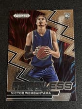 Victor Wembanyama 2023 Panini Prizm Draft Picks Fearless card