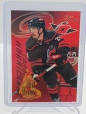 2025-26 Flair Hot Hues Autographs OF 32 Seth Jarvis #5 card