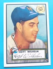 Hoyt Wilhelm 1952 Topps card