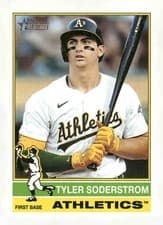 Tyler Soderstrom 2025 Topps Heritage card