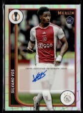 Silvano Vos 2023 Topps Merlin UEFA Autograph card
