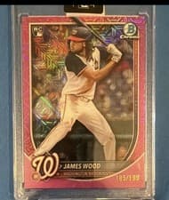James Wood 2025 Bowman Chrome card