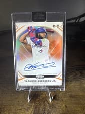 2025 Topps Chrome Black Ivory Autographs Vladimir Guerrero Jr. #IVA-VG card