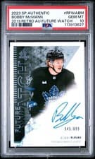 2024 2023 SP Authentic 2013 Retro Future Watch Auto Bobby McMann #RFWA-BM