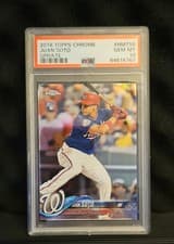 Juan Soto 2018 Topps Chrome Update card