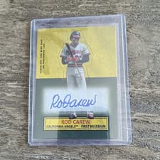 2025 Topps Archives 1964 Topps Stand-Ups Autographs Rod Carew #64SUA-RC card