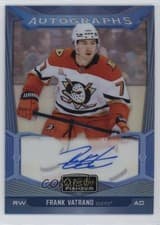 Frank Vatrano 2024-25 O-Pee-Chee Platinum Blue Rainbow Autographs card