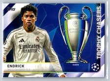 2025-26 Topps UEFA Club Competitions Trophy Chasers Endrick #TC-10 card
