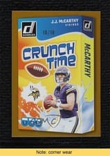 2024 Donruss Crunch Time J.J. McCarthy #CT-JJM card