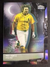 2026 Topps Chrome Black Nocturnal Nick Kurtz #NOC-35 card