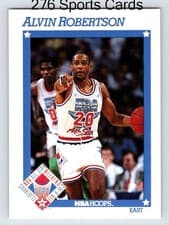 1991-92 Hoops Base Set Alvin Robertson #258