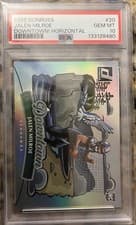 2025 Donruss Downtown! Horizontal Jalen Milroe #20 card