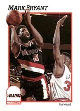 Mark Bryant 1991-92 Hoops Base Set card
