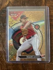 Shane Bieber 2023 Topps Finest card