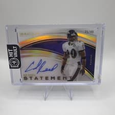 2025 Panini Immaculate Statement Signatures Ed Reed #10 card