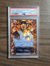 2024 Topps Chrome Update Sapphire Edition Selections Autographs Shota Imanaga #USSA-SI card