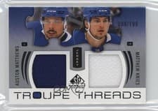 2025-26 SP Game Used Troupe Threads Auston Matthews/Matthew Knies #TT-MM