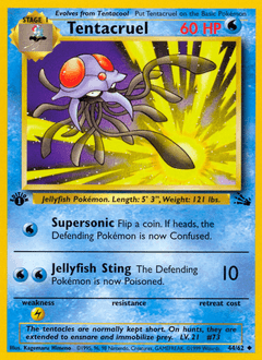 Tentacruel Fossil card