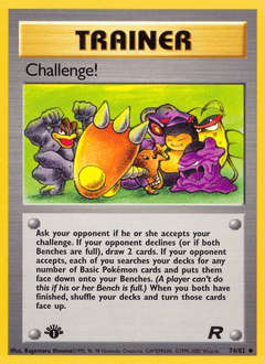 Challenge! Team Rocket card