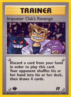 2000 Team Rocket Imposter Oak's Revenge #76