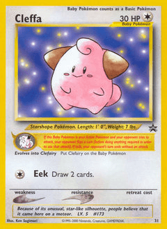 Cleffa Wizards Black Star Promos card