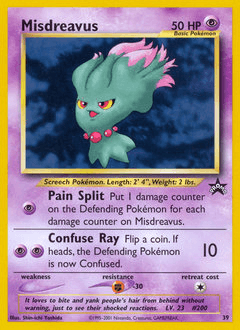 Misdreavus Wizards Black Star Promos card