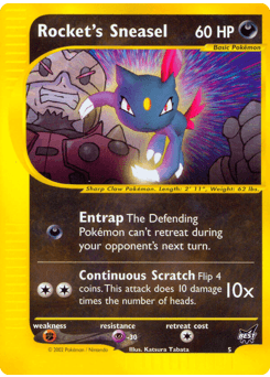 2002 Best of Game Rocket's Sneasel #5