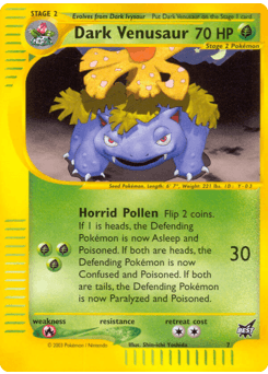 Dark Venusaur Best of Game card