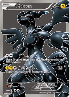 Zekrom Black & White card