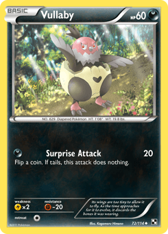 Vullaby Black & White card