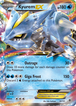 Kyurem-EX Plasma Blast card
