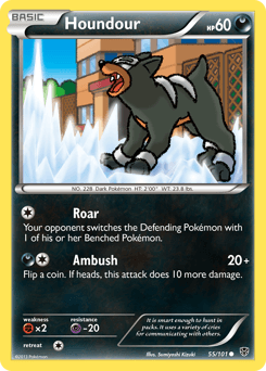 2013 Plasma Blast Houndour #55