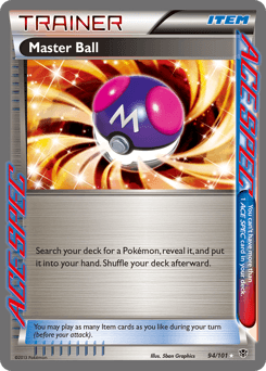 Master Ball Plasma Blast card