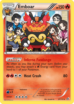 Emboar Legendary Treasures card