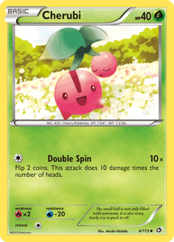 Cherubi Legendary Treasures card