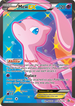 Mew ex Legendary Treasures card