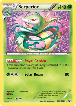 Serperior Legendary Treasures card