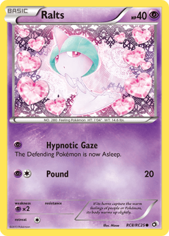 Ralts Legendary Treasures card