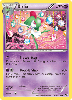 Kirlia Legendary Treasures card