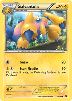Galvantula Emerging Powers card