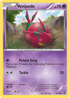 Venipede Emerging Powers card